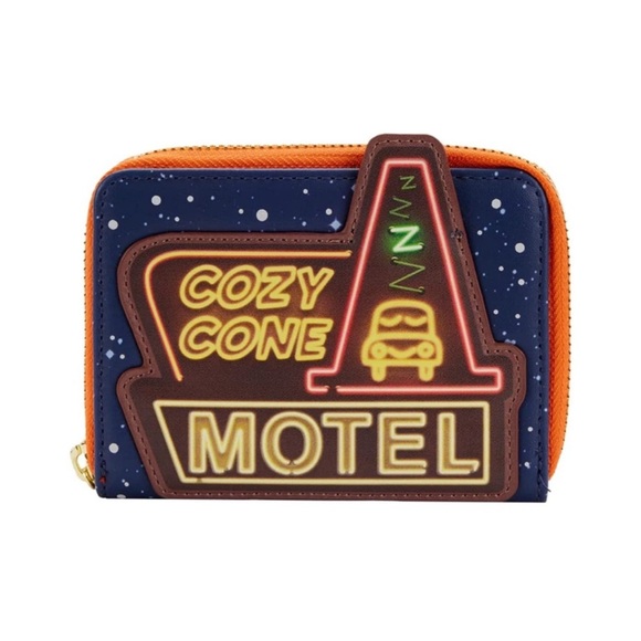 🚨NEW🚨Cars Cozy Cone Motel Glow Backpack & Wallet- Loungefly - Picture 5 of 15